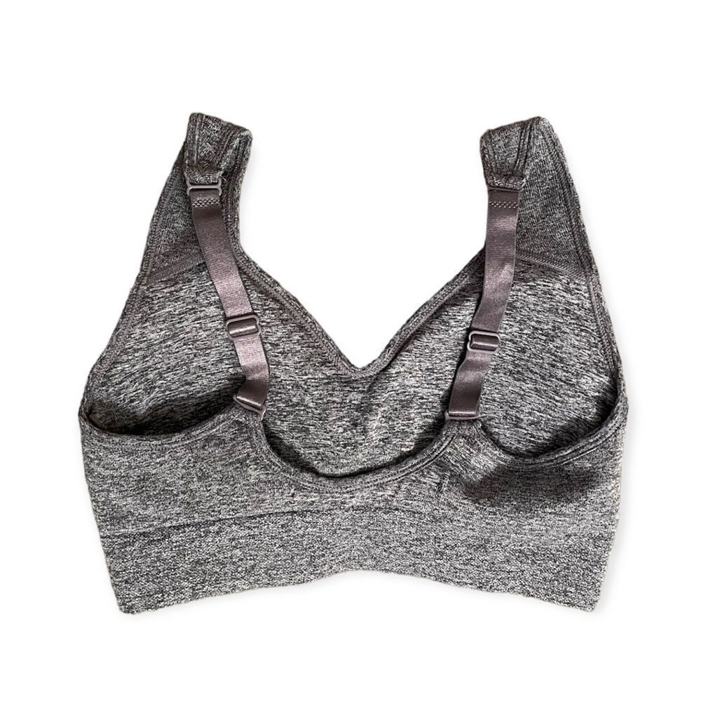 Puma Women’s Performance Sports Bra Grey Small​​​​​ - Picture 3 of 4